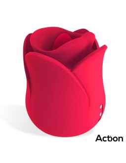 Meryl Estimulador Vibrador de Rosa con Lengua 2 Motores 2