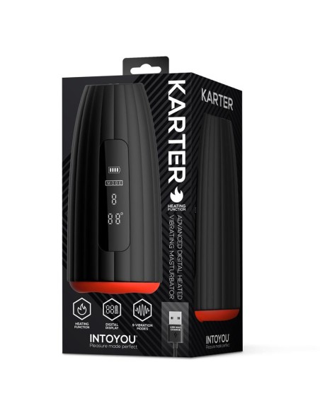 Karter Masturbador Avanzado con Vibracion Calor y Pantalla Digital Karter Masturbador Avanzado con Vibracion Calor y Pantalla Digital