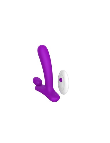 Horny Hunter Plug Anal con Vibracion y Control Remoto Silicona Liquida USB