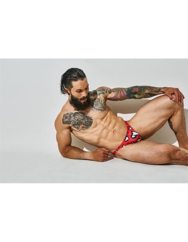 C4M11 Calzoncillo Estilo Brazilian Hearts