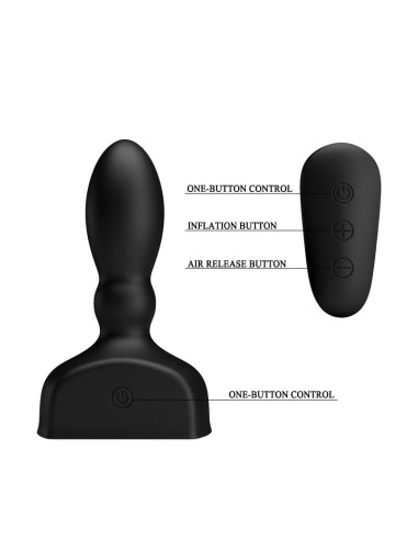 Plug Anal Inflable con Control Remoto Mr Play