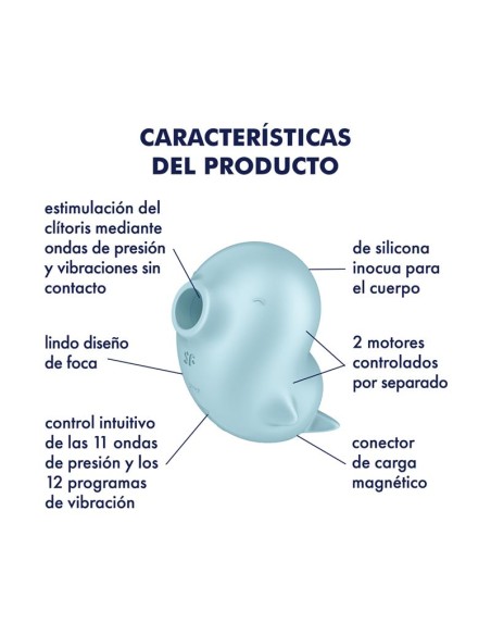 Sassy Seal Succionador de Clitoris con Vibracion