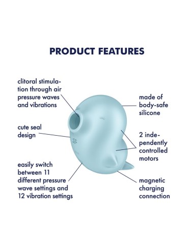 Sassy Seal Succionador de Clitoris con Vibracion