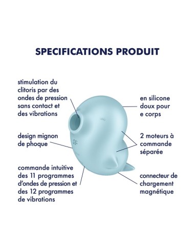 Sassy Seal Succionador de Clitoris con Vibracion