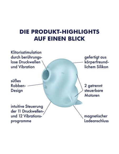 Sassy Seal Succionador de Clitoris con Vibracion