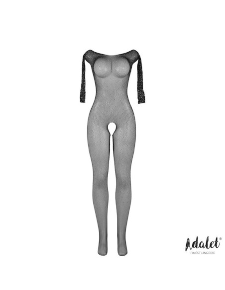 Maty Bodystocking Entepierna Abierta con Brillantes