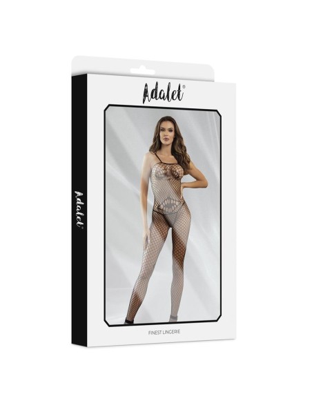 Katia Bodystocking de Rejilla con Patrones Geometricos