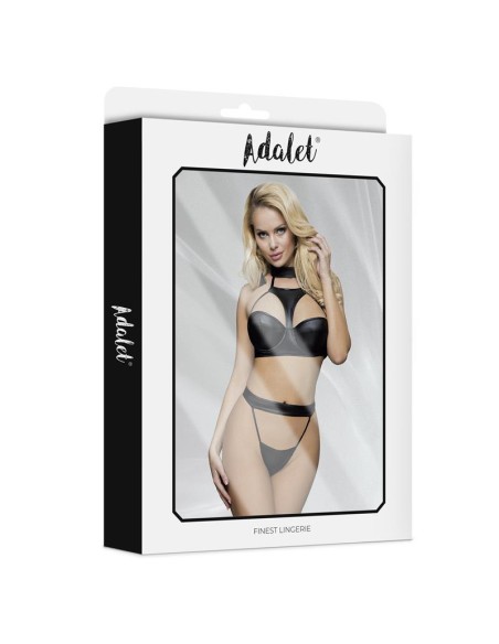 Addis Set Sujetador con Choker y Tanga Alto