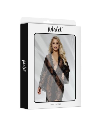 Lucy Peignoir Semi Transparente y Tanga