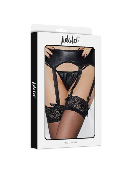 Tina Set de Liguero 3 Tiras y Tanga Tina Set de Liguero 3 Tiras y Tanga