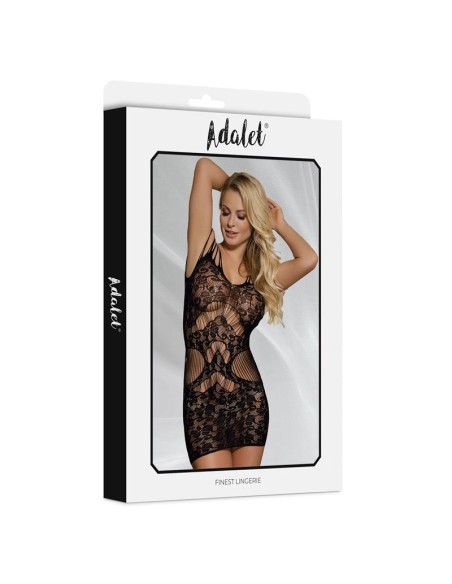 Luna Bodystocking Patron Geometrico y Floral Luna Bodystocking Patron Geometrico y Floral