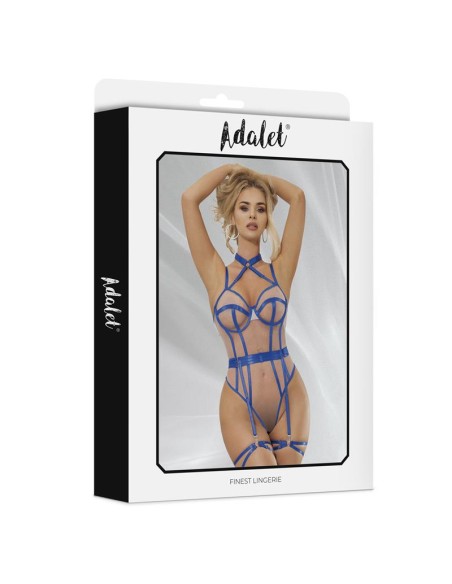 Killye Teddy de Malla con Tiras con Ligas Azul