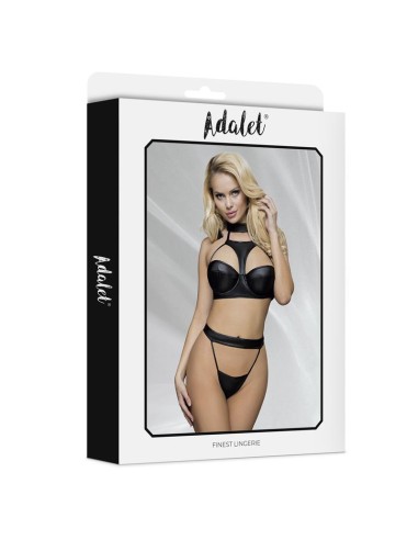 Addis Set Sujetador con Choker y Tanga Alto