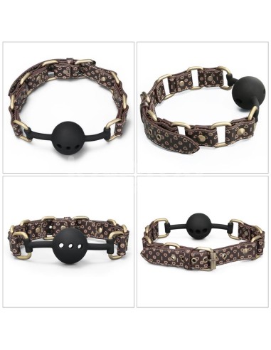 Rebellion Reign Mordaza de Bola de Silicona Transpirable