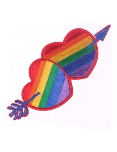 Parche de Corazon Colores Bandera LGBT+|A Placer