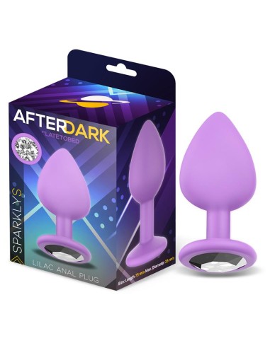 Sparkly Plug Anal Silicona Talla S Lilac|A Placer