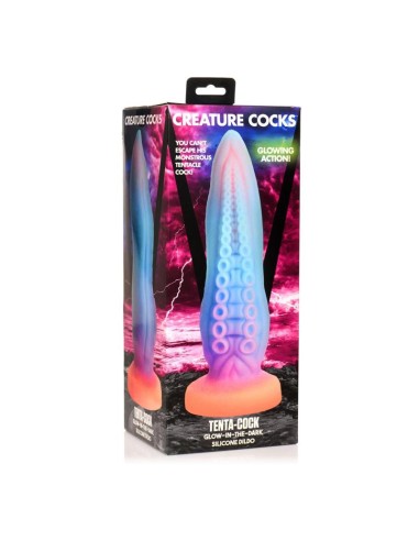 Dildo Tentaculo Brilla en la Oscuridad