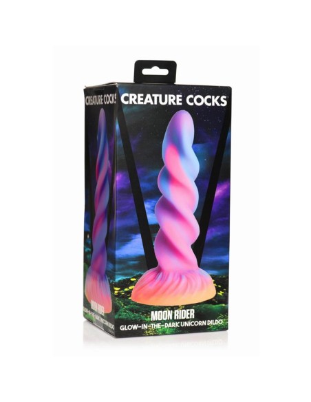 Dildo Unicornio Brilla en la Oscuridad